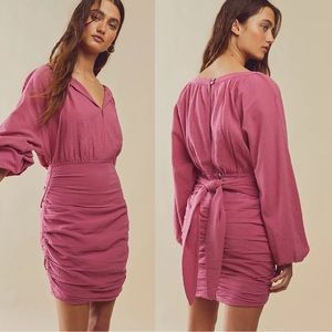 Free People The Only One Mini Dress Pink Small